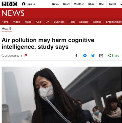 bbc、cnn相继报道 脑子进水可能是玩笑 但脑子进雾霾是真的 